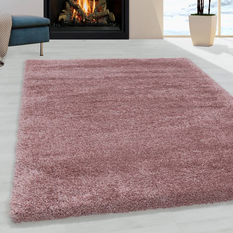 Ayyildiz Teppiche Hochflor-Teppich »FLUFFY 3500«, rechteckig, 50 mm Höhe, Langflor, Shaggy, uni, robust, auch in rund erhältlich, Wohnzimmer von Ayyildiz Teppiche