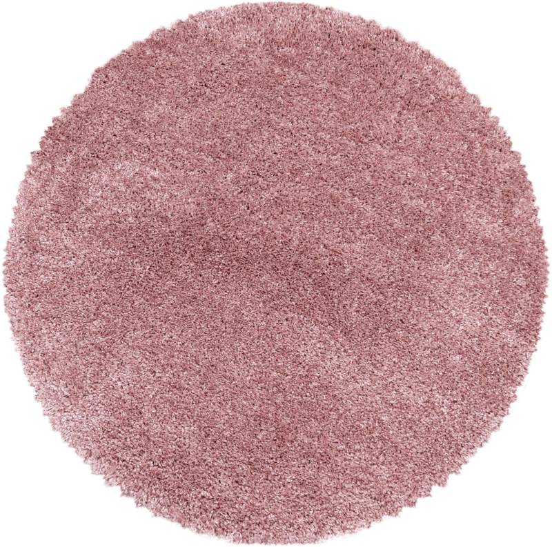 Ayyildiz Teppiche Hochflor-Teppich »FLUFFY 3500«, rund, 50 mm Höhe, Langflor, Shaggy, uni, robust, auch rechteckig erhältlich, Wohnzimmer von Ayyildiz Teppiche
