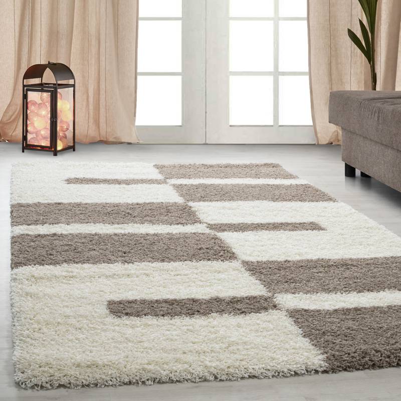 Ayyildiz Teppiche Hochflor-Teppich »Gala Shaggy 2505«, rechteckig, 30 mm Höhe, Langflor, Läufer, alle Räume, Wohnzimmer von Ayyildiz Teppiche