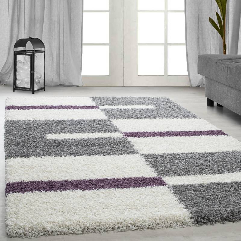Ayyildiz Teppiche Hochflor-Teppich »Gala Shaggy 2505«, rechteckig, 30 mm Höhe, Langflor, Läufer, alle Räume, Wohnzimmer von Ayyildiz Teppiche