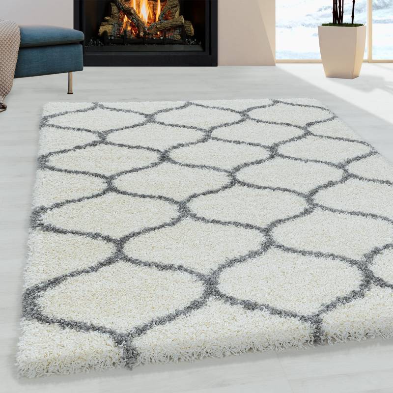 Ayyildiz Teppiche Hochflor-Teppich »SALSA 3201«, rechteckig, 50 mm Höhe, auch in rund, Pflegeleicht / Strapazierfähig / Shaggy/ Wohnzimmer von Ayyildiz Teppiche