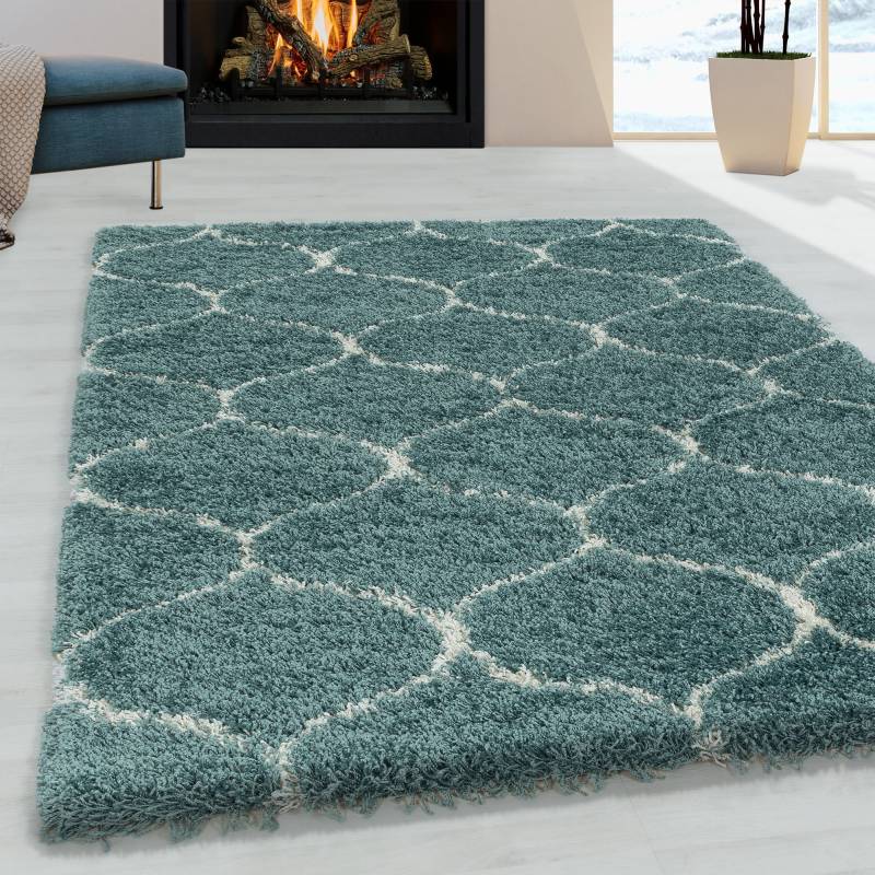 Ayyildiz Teppiche Hochflor-Teppich »SALSA 3201«, rechteckig, 50 mm Höhe, auch in rund, Pflegeleicht / Strapazierfähig / Shaggy/ Wohnzimmer von Ayyildiz Teppiche