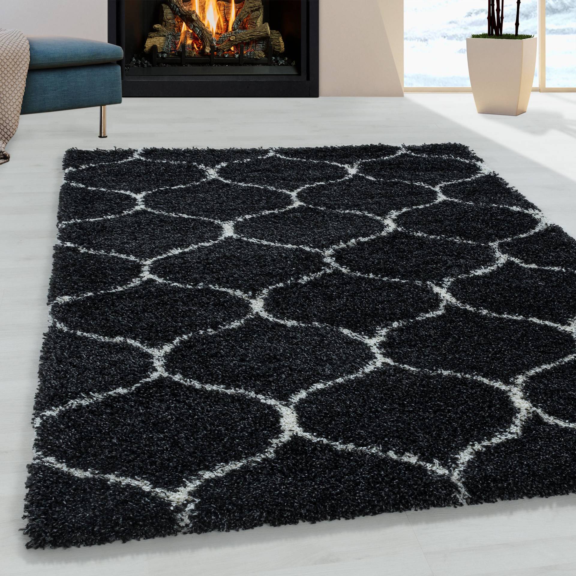Ayyildiz Teppiche Hochflor-Teppich »SALSA 3201«, rechteckig, 50 mm Höhe, auch in rund, Pflegeleicht / Strapazierfähig / Shaggy/ Wohnzimmer Ayyildiz Teppiche Hochflor-Teppich »SALSA 3201«, rechteckig, 50 mm Höhe, auch in rund, Pflegeleicht / Strapazierfähig / Shaggy/ Wohnzimmer von Ayyildiz Teppiche