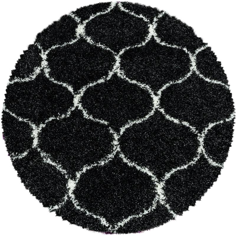 Ayyildiz Teppiche Hochflor-Teppich »SALSA 3201«, rund, 50 mm Höhe, auch rechteckig, Pflegeleicht / Strapazierfähig / Shaggy/ Wohnzimmer von Ayyildiz Teppiche
