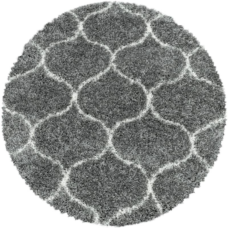 Ayyildiz Teppiche Hochflor-Teppich »SALSA 3201«, rund, 50 mm Höhe, auch rechteckig, Pflegeleicht / Strapazierfähig / Shaggy/ Wohnzimmer von Ayyildiz Teppiche