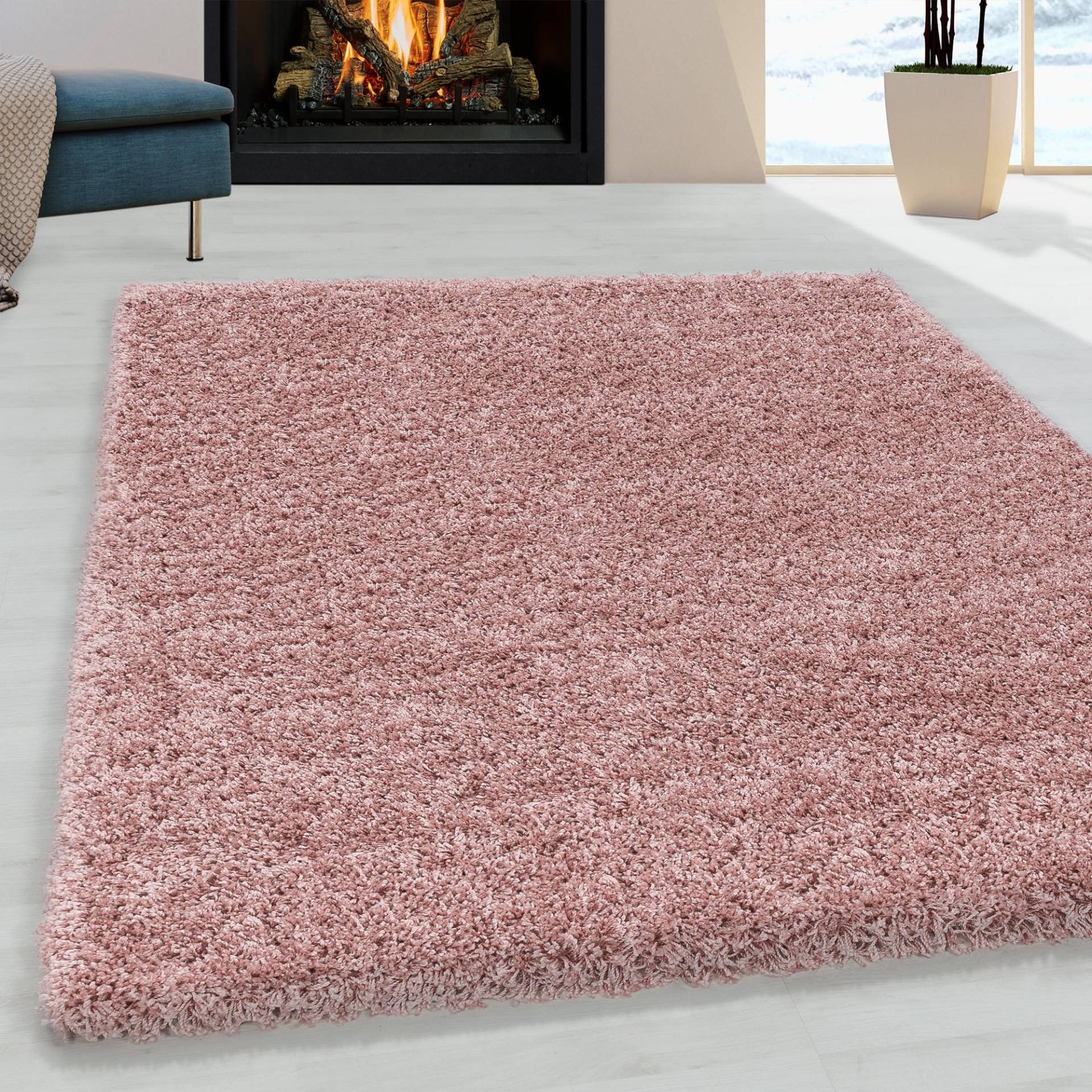 Ayyildiz Teppiche Hochflor-Teppich »SYDNEY 3000«, rechteckig, 50 mm Höhe, Shaggy, Langflor, uni, auch in rund, Wohnzimmer Ayyildiz Teppiche Hochflor-Teppich »SYDNEY 3000«, rechteckig, 50 mm Höhe, Shaggy, Langflor, uni, auch in rund, Wohnzimmer von Ayyildiz Teppiche