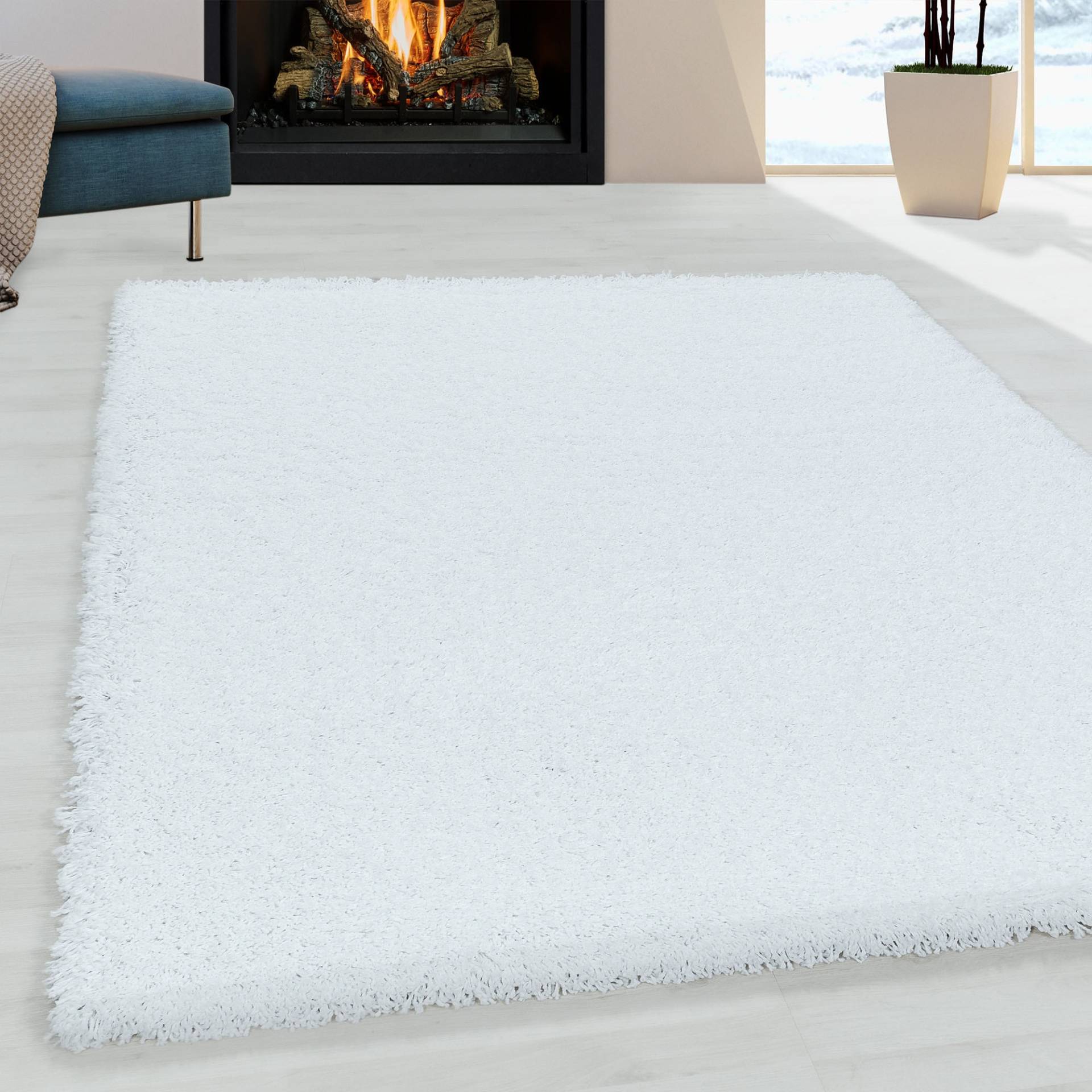 Ayyildiz Teppiche Hochflor-Teppich »SYDNEY 3000«, rechteckig, 50 mm Höhe, Shaggy, Langflor, uni, auch in rund, Wohnzimmer Ayyildiz Teppiche Hochflor-Teppich »SYDNEY 3000«, rechteckig, 50 mm Höhe, Shaggy, Langflor, uni, auch in rund, Wohnzimmer von Ayyildiz Teppiche