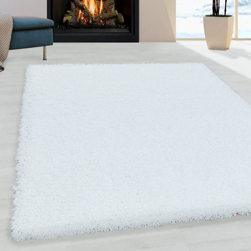 Ayyildiz Teppiche Hochflor-Teppich »SYDNEY 3000«, rechteckig, 50 mm Höhe, Shaggy, Langflor, uni, auch in rund, Wohnzimmer von Ayyildiz Teppiche