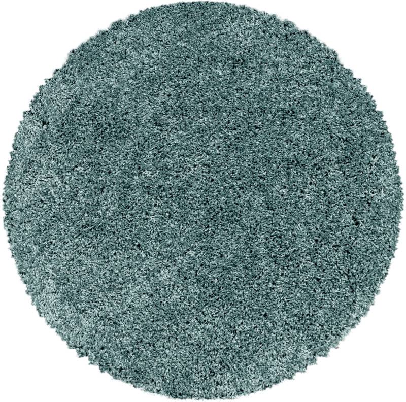 Ayyildiz Teppiche Hochflor-Teppich »SYDNEY 3000«, rund, 50 mm Höhe, Shaggy, Langflor, uni, auch rechteckig, Wohnzimmer von Ayyildiz Teppiche