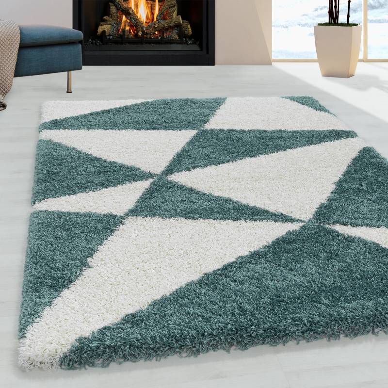Ayyildiz Teppiche Hochflor-Teppich »TANGO 3101«, rechteckig, 50 mm Höhe, Wohnzimmer von Ayyildiz Teppiche