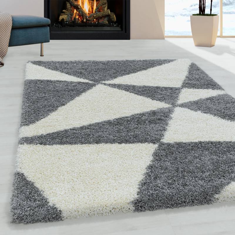 Ayyildiz Teppiche Hochflor-Teppich »TANGO 3101«, rechteckig, 50 mm Höhe, Wohnzimmer von Ayyildiz Teppiche