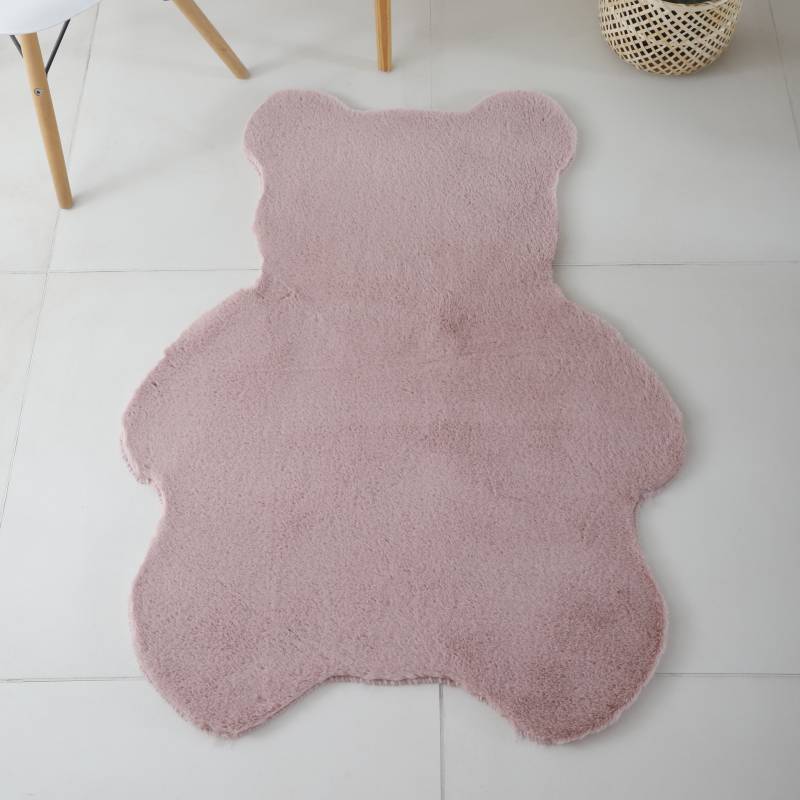 Ayyildiz Teppiche Designteppich »CATY 5303«, Motivform, 25 mm Höhe, Teddy, Besonders weich / Softflor /Kunstfell / waschbar von Ayyildiz Teppiche