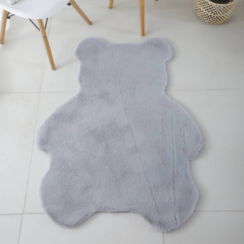 Ayyildiz Teppiche Designteppich »CATY 5303«, Motivform, 25 mm Höhe, Teddy, Besonders weich / Softflor /Kunstfell / waschbar von Ayyildiz Teppiche