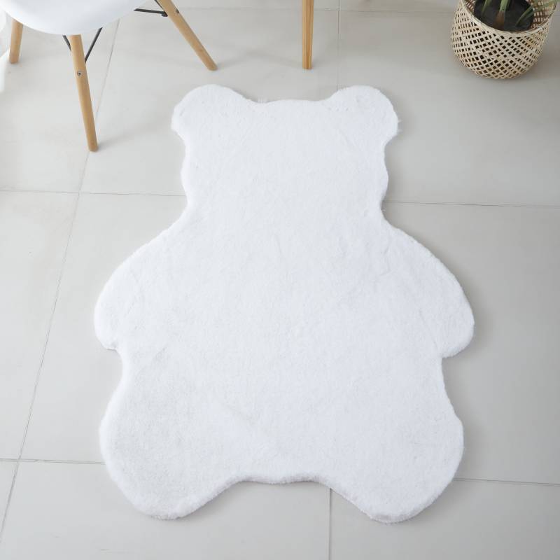 Ayyildiz Teppiche Designteppich »CATY 5303«, Motivform, 25 mm Höhe, Teddy, Besonders weich / Softflor /Kunstfell / waschbar von Ayyildiz Teppiche