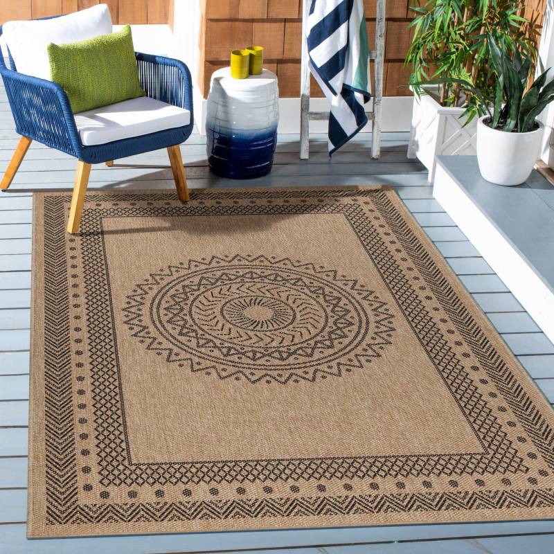 Ayyildiz Teppiche Outdoorteppich »DHAKA 8714«, rechteckig, 5 mm Höhe, Läufer / Pflegeleicht / Strapazierfähig / In- und Outdoor geeignet von Ayyildiz Teppiche