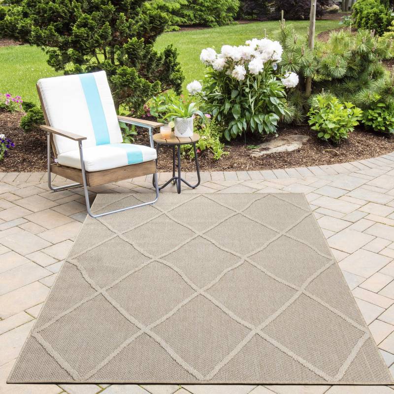 Ayyildiz Teppiche Outdoorteppich »PATARA 4952«, rechteckig, 8 mm Höhe, Läufer / Pflegeleicht / Strapazierfähig / In- und Outdoor geeignet von Ayyildiz Teppiche