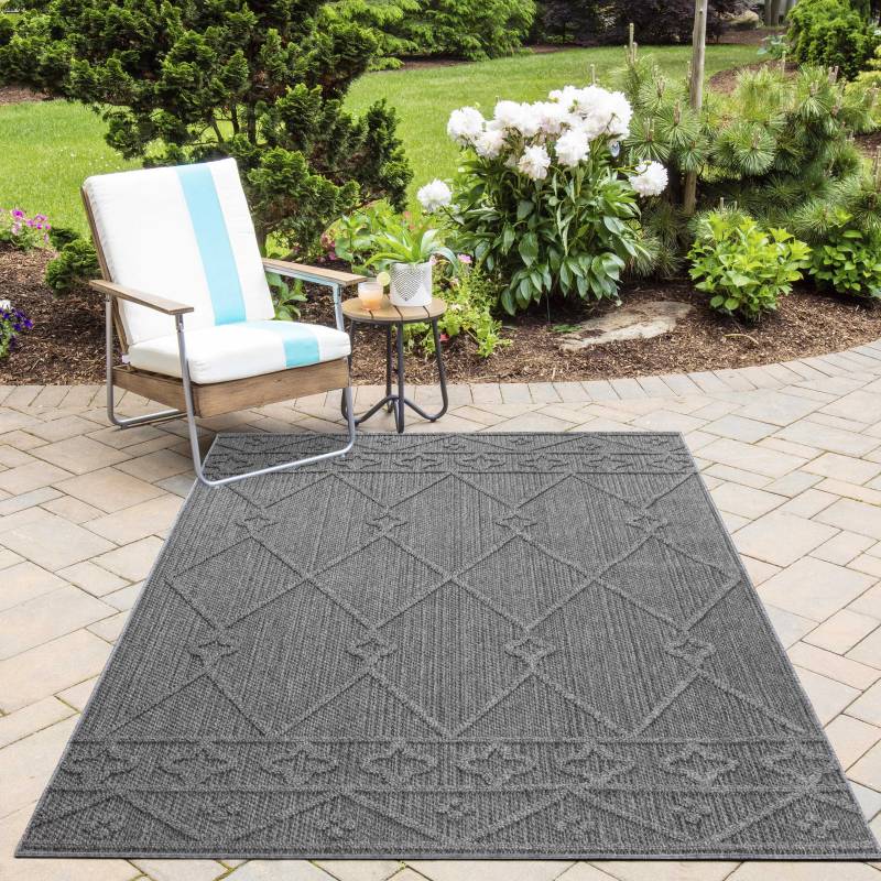 Ayyildiz Teppiche Outdoorteppich »PATARA 4955«, rechteckig, 8 mm Höhe, Läufer / Pflegeleicht / Strapazierfähig / In- und Outdoor geeignet von Ayyildiz Teppiche