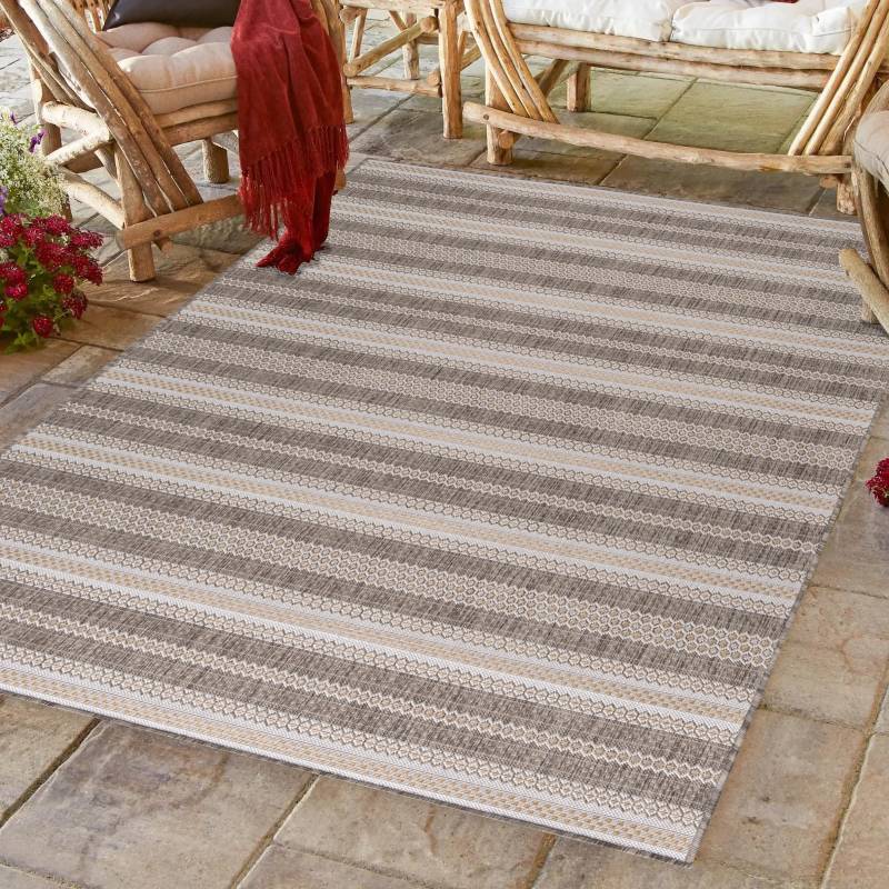 Ayyildiz Teppiche Outdoorteppich »SUNNY 4411«, rechteckig, 5 mm Höhe, Läufer / Pflegeleicht / Strapazierfähig / In- und Outdoor geeignet von Ayyildiz Teppiche