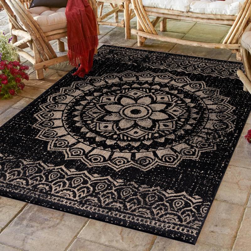 Ayyildiz Teppiche Outdoorteppich »SUNNY 4417«, rechteckig, 5 mm Höhe, Läufer / Pflegeleicht / Strapazierfähig / In- und Outdoor geeignet von Ayyildiz Teppiche