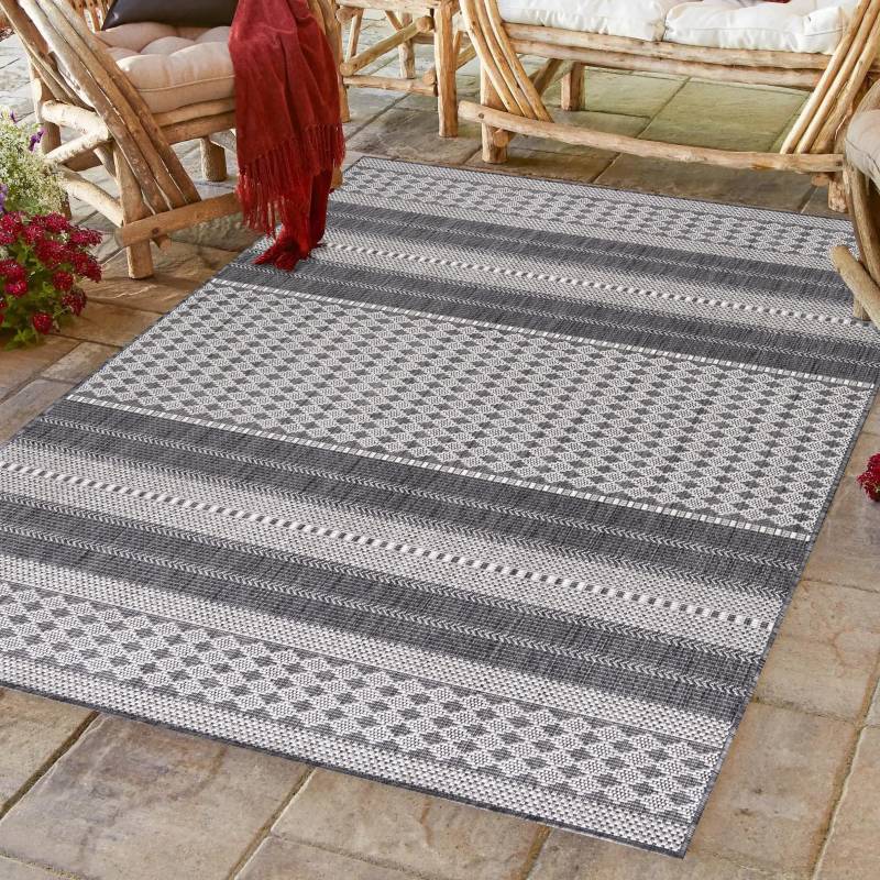 Ayyildiz Teppiche Outdoorteppich »SUNNY 4418«, rechteckig, 5 mm Höhe, Läufer / Pflegeleicht / Strapazierfähig / In- und Outdoor geeignet von Ayyildiz Teppiche