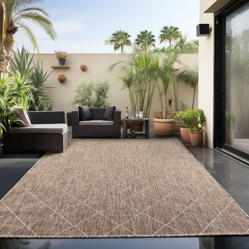 Ayyildiz Teppiche Outdoorteppich »ZAGORA 4512«, rechteckig, 5 mm Höhe, Läufer, Pflegeleicht / Strapazierfähig / In- und Outdoor geeignet von Ayyildiz Teppiche