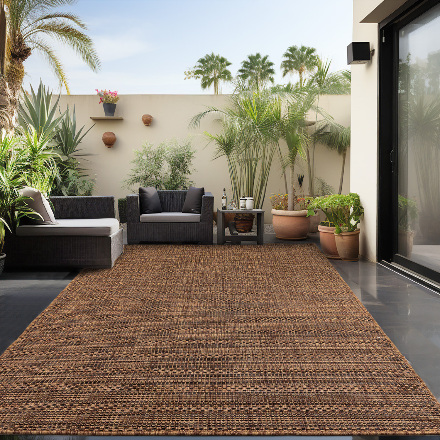 Ayyildiz Teppiche Outdoorteppich »ZAGORA 4513«, rechteckig, 5 mm Höhe, Läufer, Pflegeleicht, Strapazierfähig, In- und Outdoor geeignet von Ayyildiz Teppiche