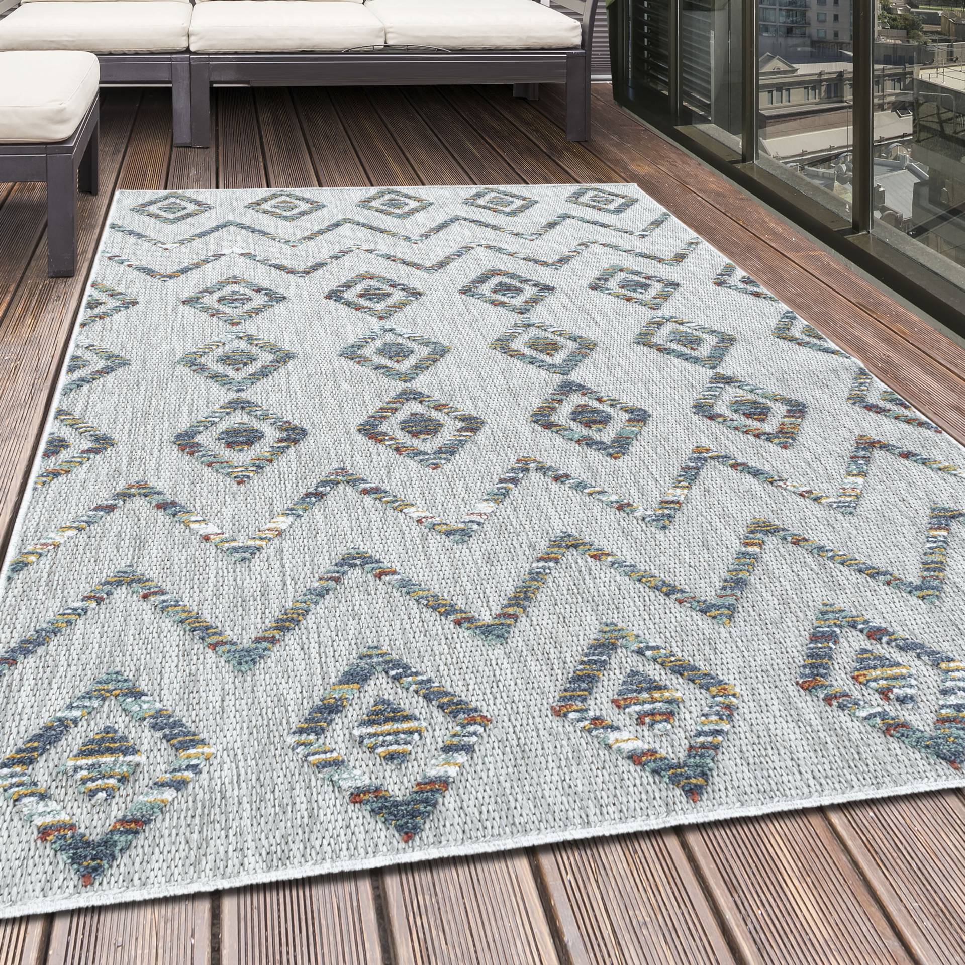 Ayyildiz Teppiche Teppich »BAHAMA 5152«, rechteckig, 8 mm Höhe, Läufer, Flachflor mit Hoch-Tief-Struktur, In-und Outdoor geeignet Ayyildiz Teppiche Teppich »BAHAMA 5152«, rechteckig, 8 mm Höhe, Läufer, Flachflor mit Hoch-Tief-Struktur, In-und Outdoor geeignet von Ayyildiz Teppiche