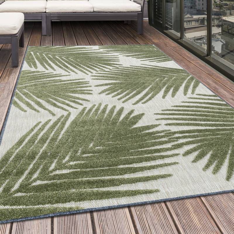 Ayyildiz Teppiche Teppich »BAHAMA 5155«, rechteckig, 8 mm Höhe, Läufer, Flachflor mit Hoch-Tief-Struktur, In-und Outdoor geeignet von Ayyildiz Teppiche