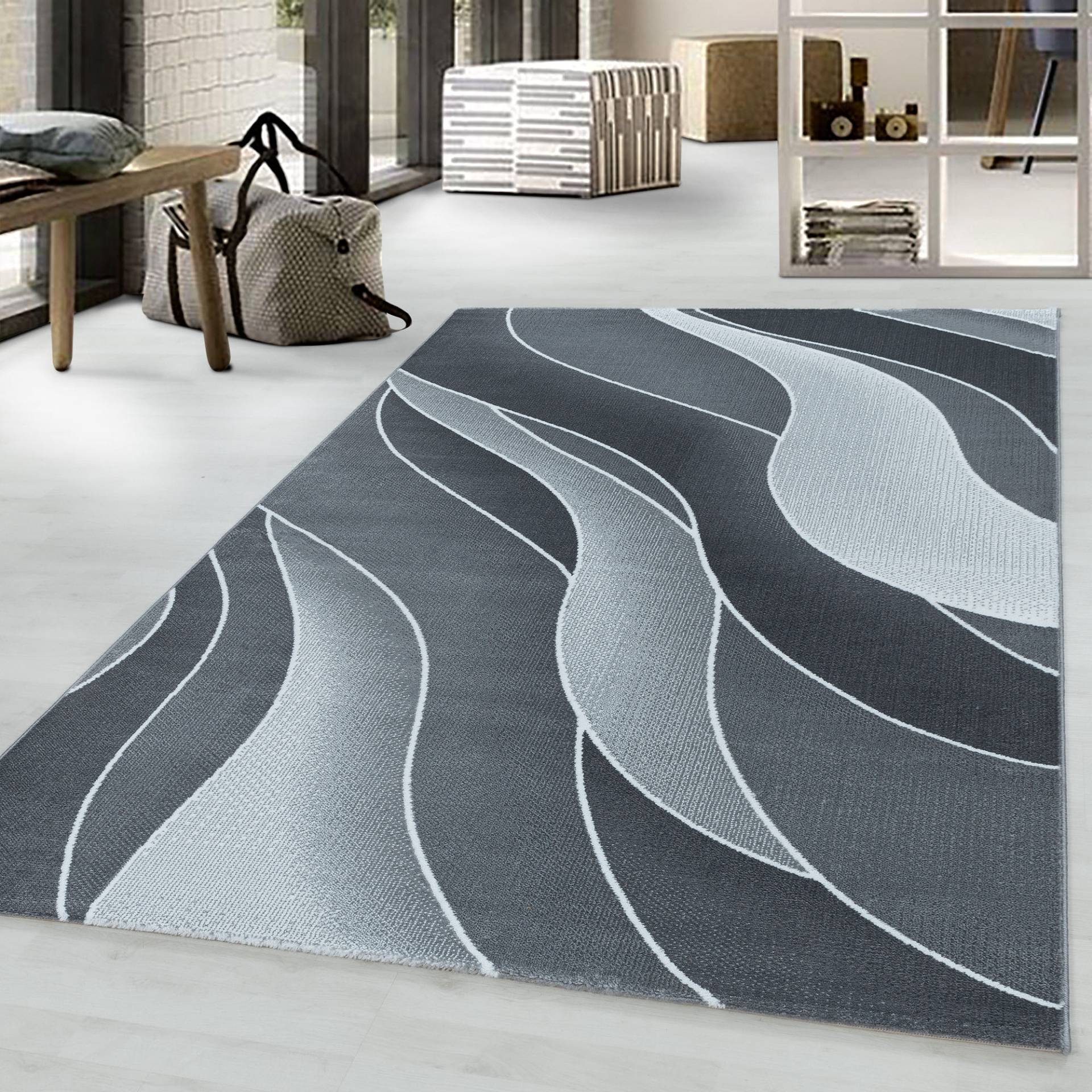 Ayyildiz Teppiche Teppich »COSTA 3523«, rechteckig, 11 mm Höhe, Läufer, Kurzflor, Wohnzimmer von Ayyildiz Teppiche