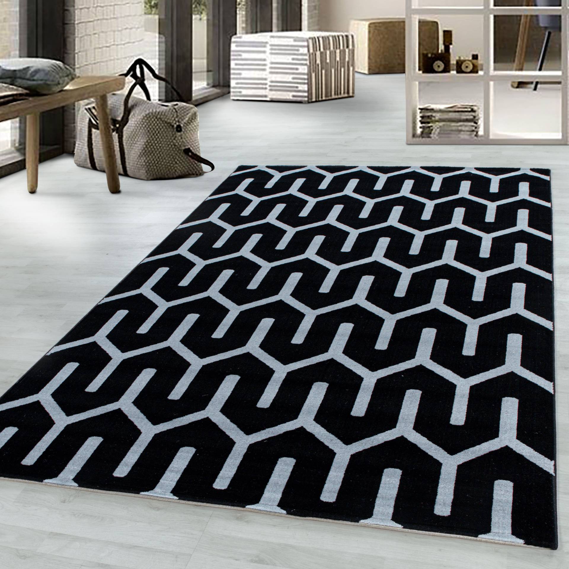 Ayyildiz Teppiche Teppich »COSTA 3524«, rechteckig, 11 mm Höhe, Kurzflor, Gemustert, Wohnzimmer Ayyildiz Teppiche Teppich »COSTA 3524«, rechteckig, 11 mm Höhe, Kurzflor, Gemustert, Wohnzimmer von Ayyildiz Teppiche