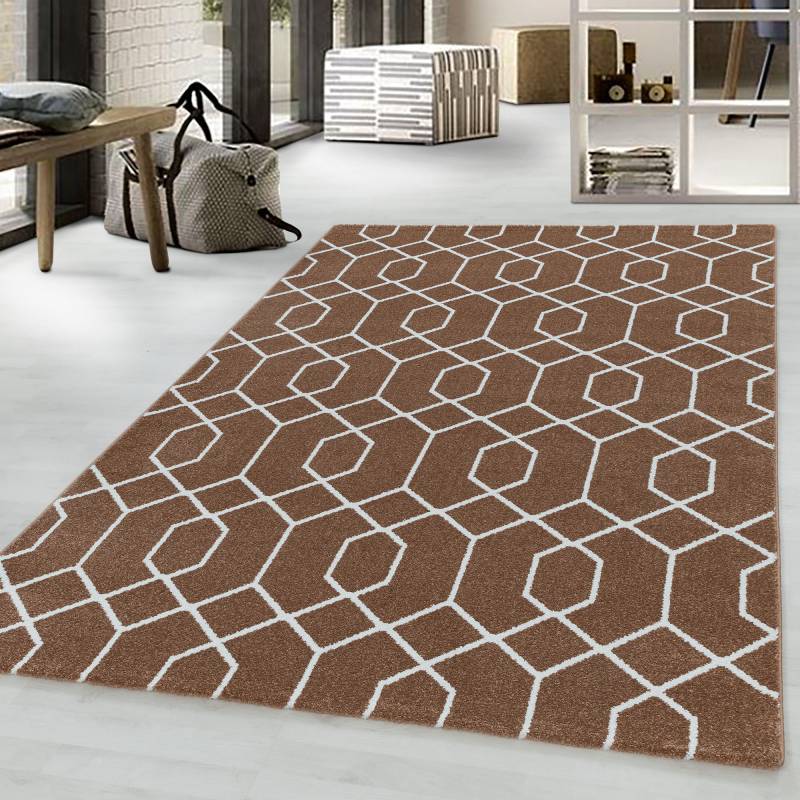 Ayyildiz Teppiche Teppich »EFOR 3713«, rechteckig, 11 mm Höhe, Läufer, Kurzflor, Wohnzimmer von Ayyildiz Teppiche