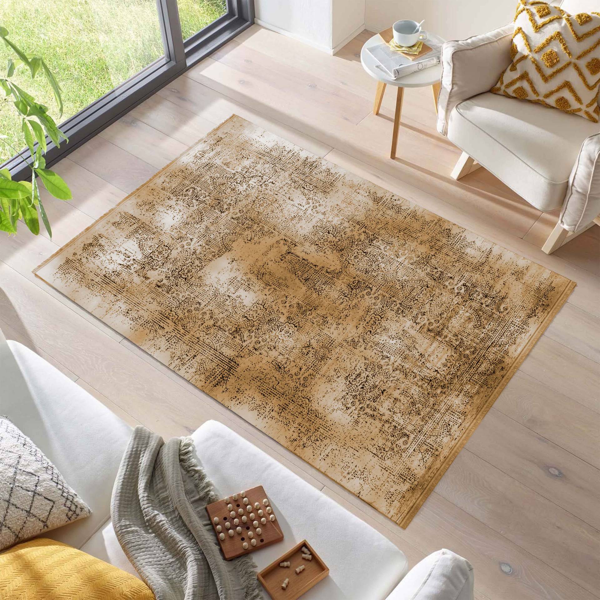 Ayyildiz Teppiche Teppich »ELITE 8800«, rechteckig, 6 mm Höhe, Pflegeleicht / Strapazierfähig / Trend Colors von Ayyildiz Teppiche