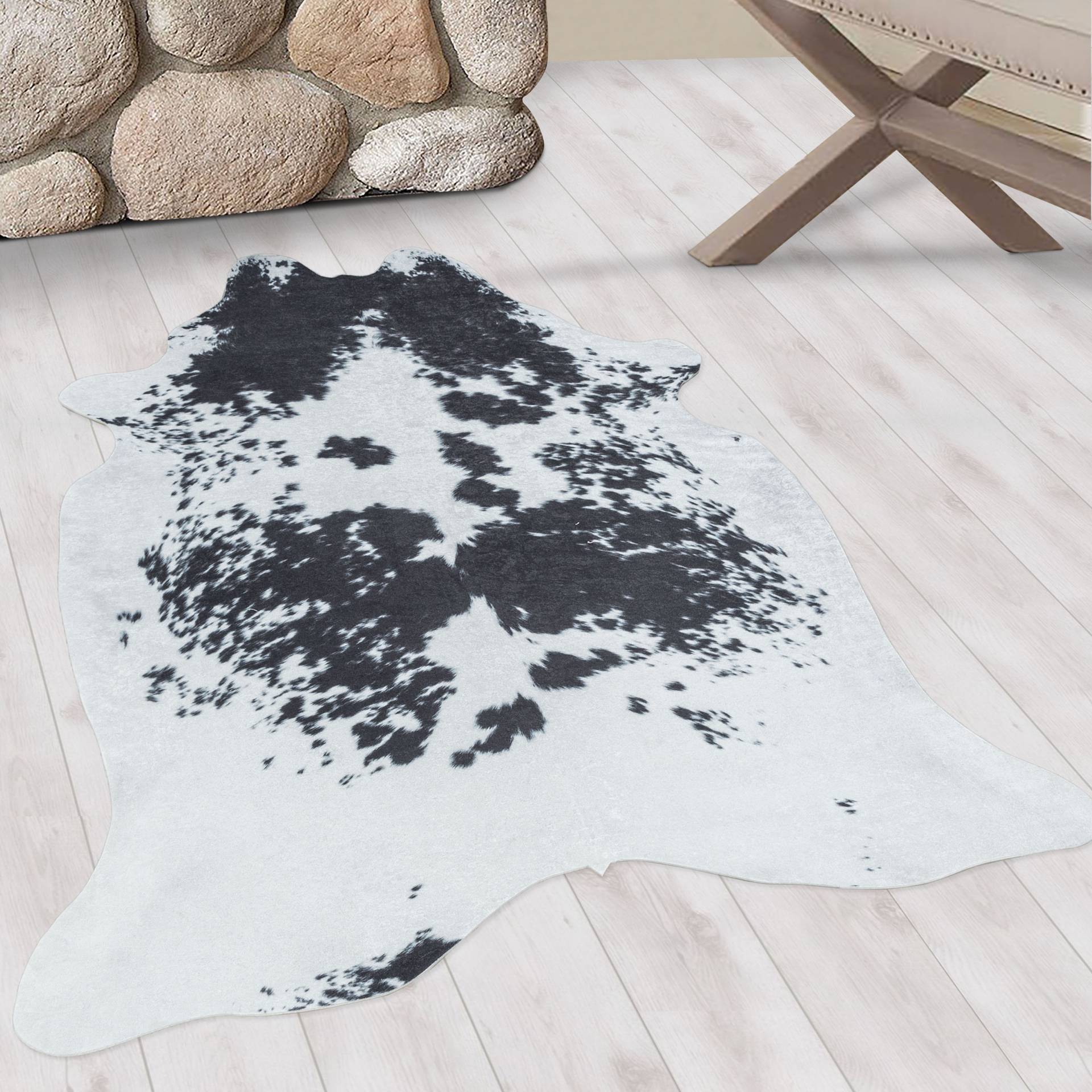 Ayyildiz Teppiche Teppich »ETOSHA 4114«, tierfellförmig, 6 mm Höhe, Pflegeleicht / Moderner Fell Look von Ayyildiz Teppiche