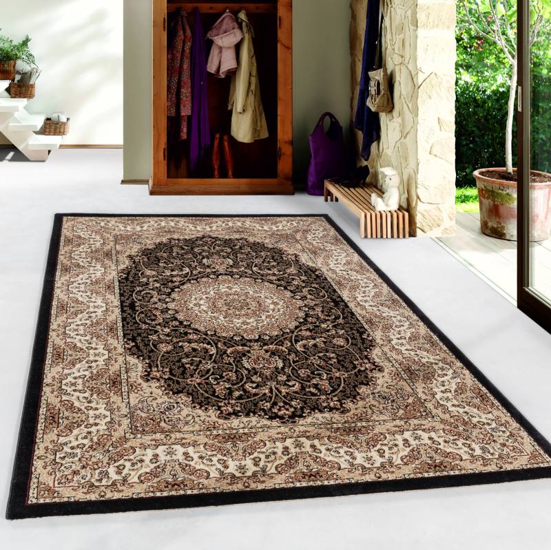Ayyildiz Teppiche Teppich »KASHMIR 2606«, rechteckig, 10 mm Höhe, Orient Optik, pflegeleicht, robuster Kurzflor, Wohnzimmer von Ayyildiz Teppiche