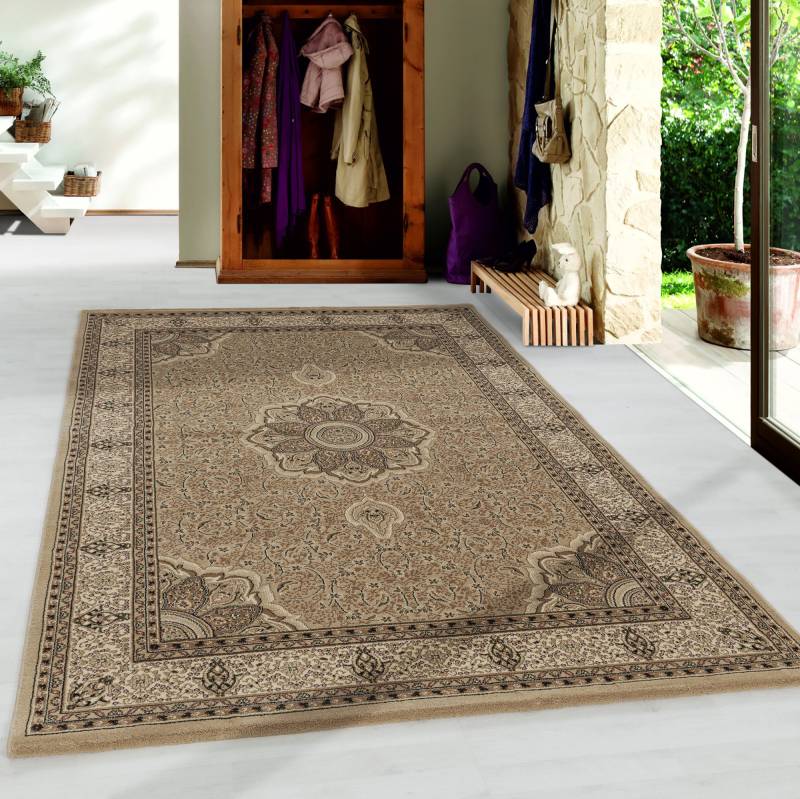 Ayyildiz Teppiche Teppich »KASHMIR 2601«, rechteckig, 10 mm Höhe, Orient Optik, pflegeleicht, robuster Kurzflor, Wohnzimmer von Ayyildiz Teppiche
