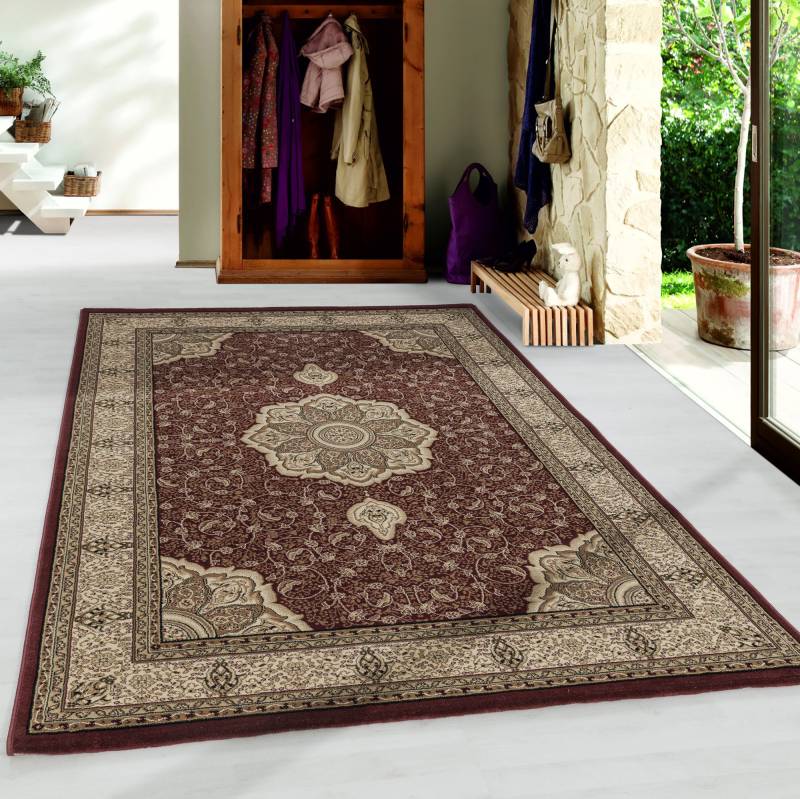 Ayyildiz Teppiche Teppich »KASHMIR 2601«, rechteckig, 10 mm Höhe, Orient Optik, pflegeleicht, robuster Kurzflor, Wohnzimmer von Ayyildiz Teppiche