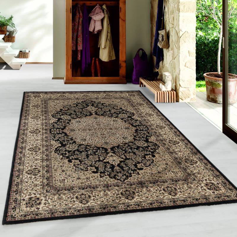 Ayyildiz Teppiche Teppich »KASHMIR 2608«, rechteckig, 10 mm Höhe, Orient Optik, pflegeleicht, robuster Kurzflor, Wohnzimmer von Ayyildiz Teppiche