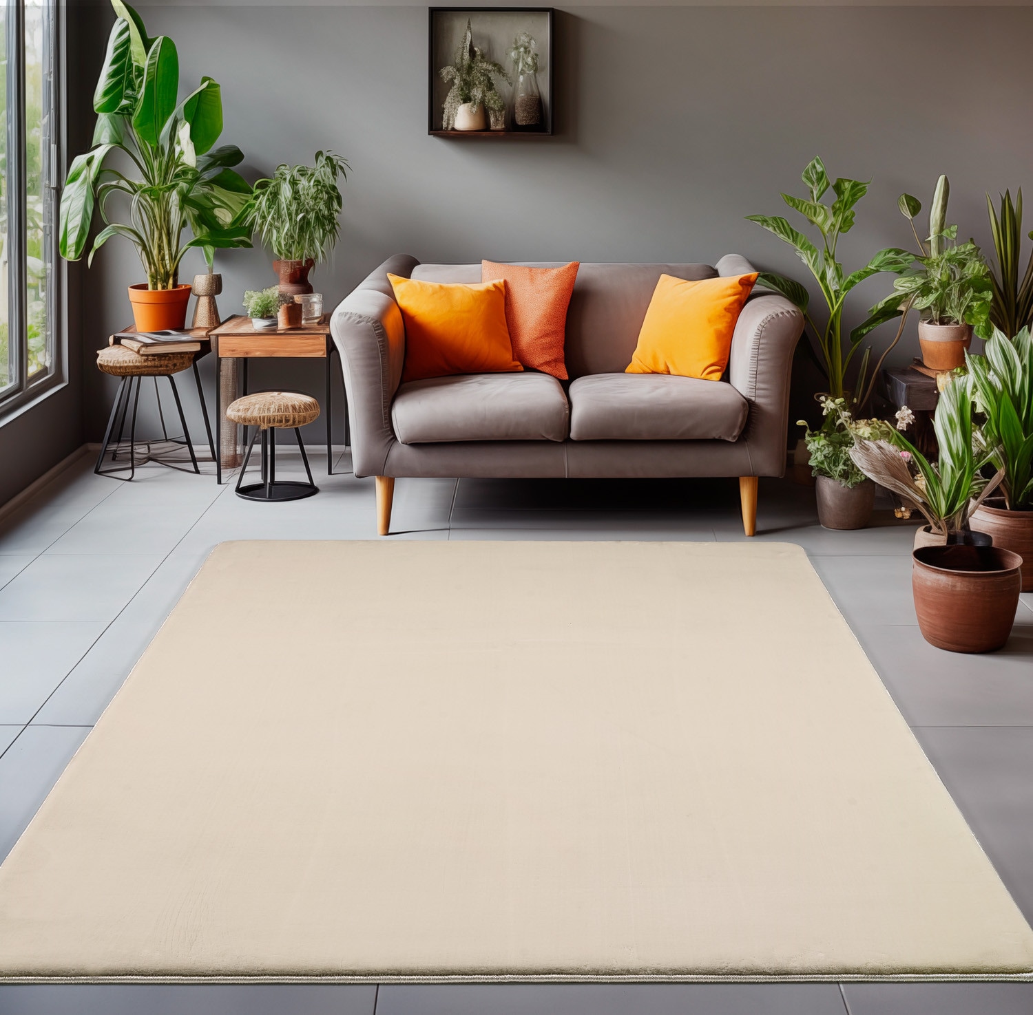 Ayyildiz Teppiche Teppich »LUXY 5200«, rechteckig, 13 mm Höhe, sehr weiche Oberfläche, pflegeleicht, Kurzflorteppich von Ayyildiz Teppiche