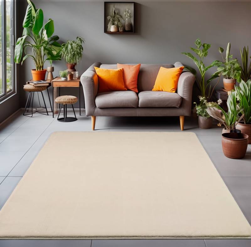 Ayyildiz Teppiche Teppich »LUXY 5200«, rechteckig, 13 mm Höhe, sehr weiche Oberfläche, pflegeleicht, Kurzflorteppich von Ayyildiz Teppiche