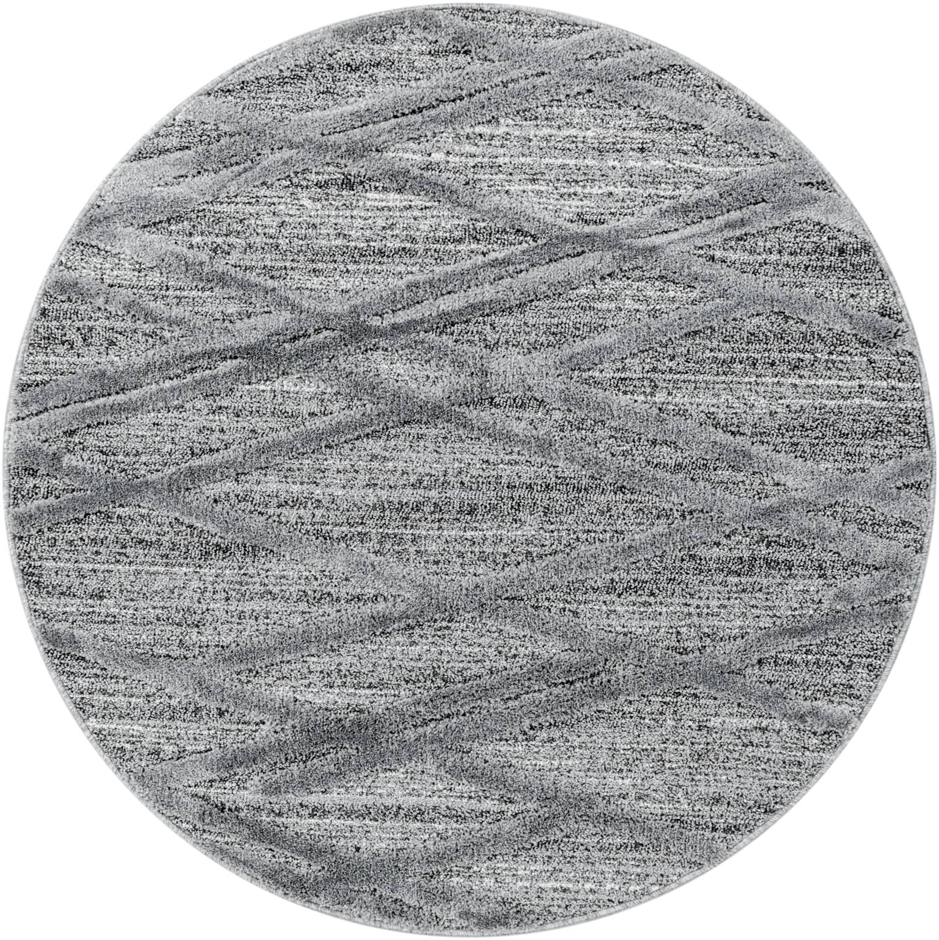 Ayyildiz Teppiche Teppich »PISA 4706«, rund, 20 mm Höhe, auch rechteckig, Hoch Tief Struktur, Wohnzimmer, Schlafzimmer von Ayyildiz Teppiche