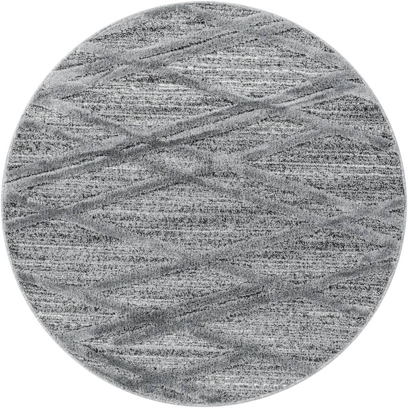 Ayyildiz Teppiche Teppich »PISA 4706«, rund, 20 mm Höhe, auch rechteckig, Hoch Tief Struktur, Wohnzimmer, Schlafzimmer von Ayyildiz Teppiche