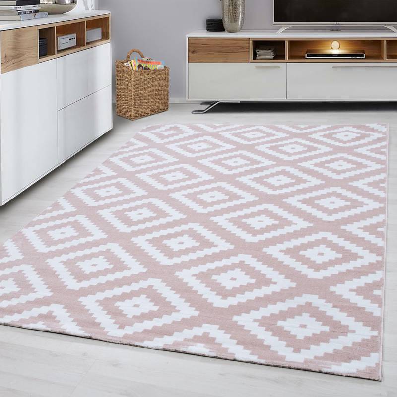 Ayyildiz Teppiche Teppich »Plus 8005«, rechteckig, 6 mm Höhe, Läufer, gemusterter Flachflor, robust, Webteppich, alle Räume von Ayyildiz Teppiche