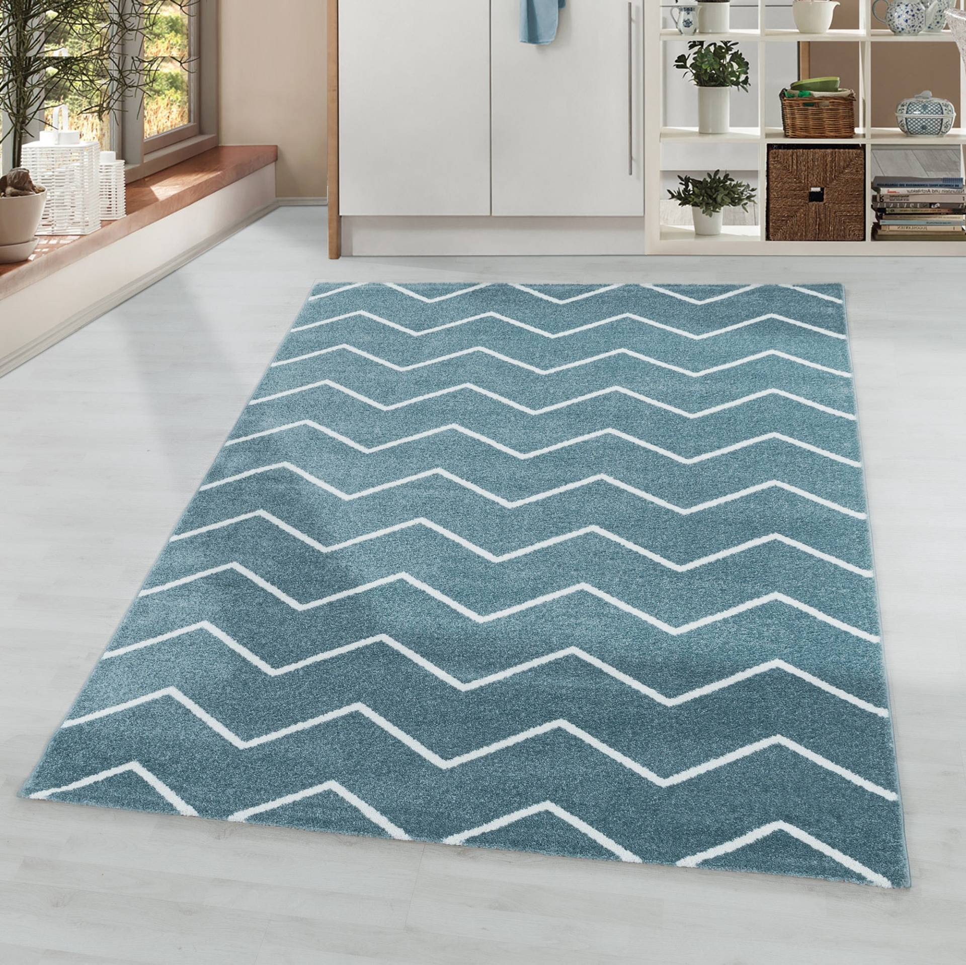 Ayyildiz Teppiche Teppich »RIO 4602«, rechteckig, 8 mm Höhe, Pflegeleicht / Strapazierfähig / Trend Colors/ Wohnzimmer von Ayyildiz Teppiche