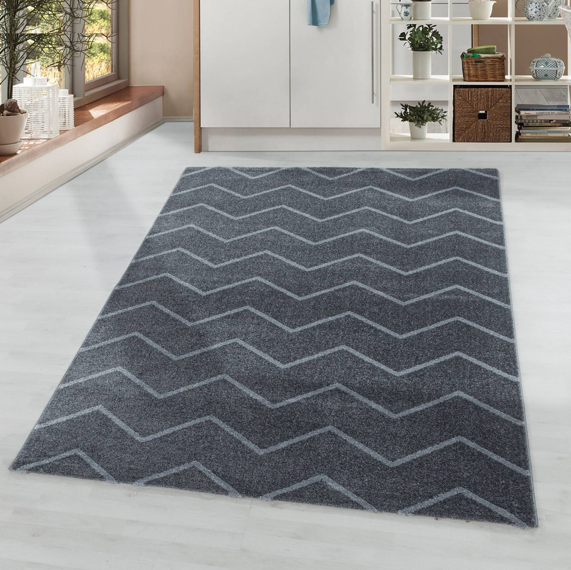 Ayyildiz Teppiche Teppich »RIO 4602«, rechteckig, 8 mm Höhe, Pflegeleicht / Strapazierfähig / Trend Colors/ Wohnzimmer von Ayyildiz Teppiche