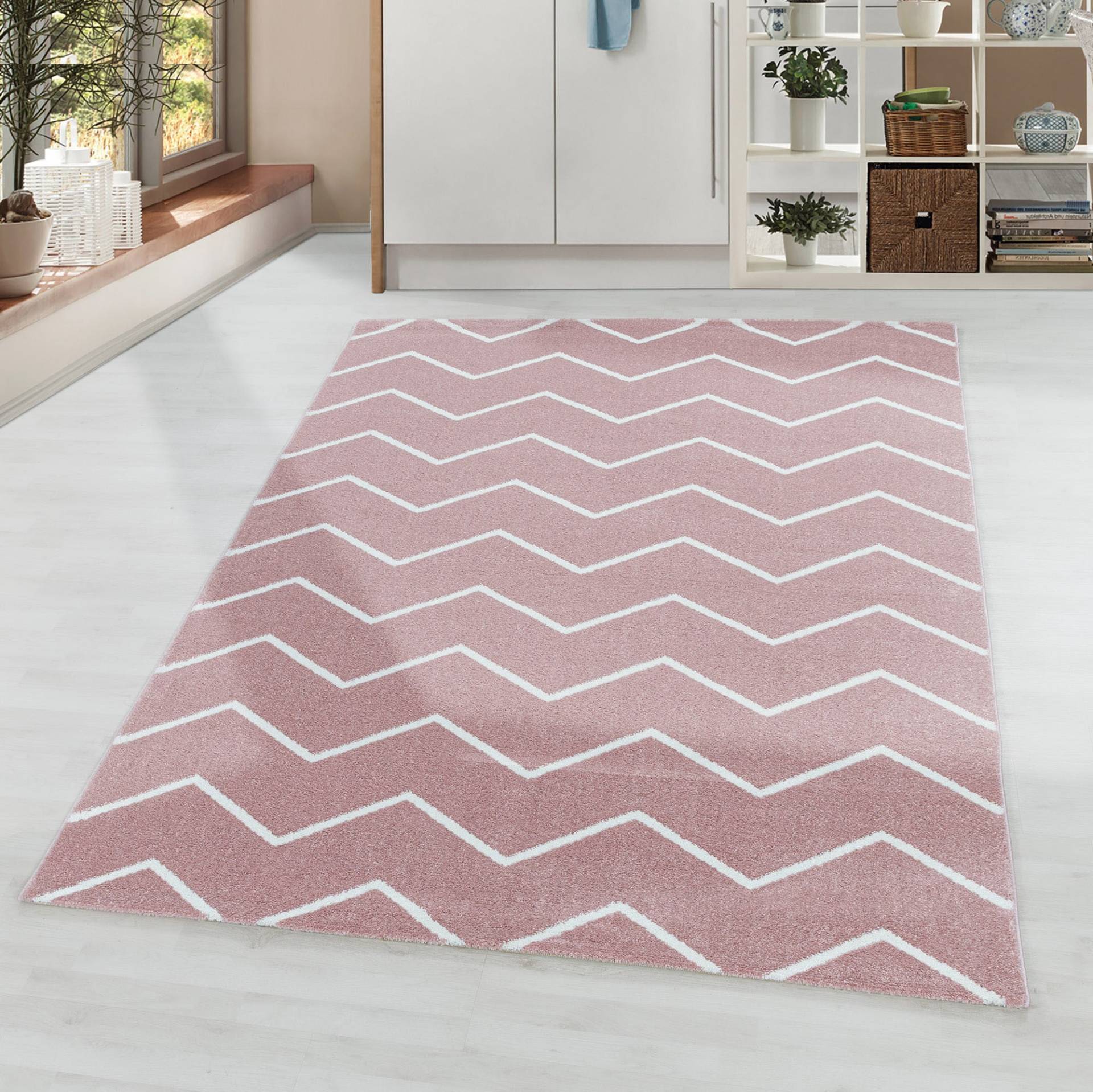 Ayyildiz Teppiche Teppich »RIO 4602«, rechteckig, 8 mm Höhe, Pflegeleicht / Strapazierfähig / Trend Colors/ Wohnzimmer von Ayyildiz Teppiche