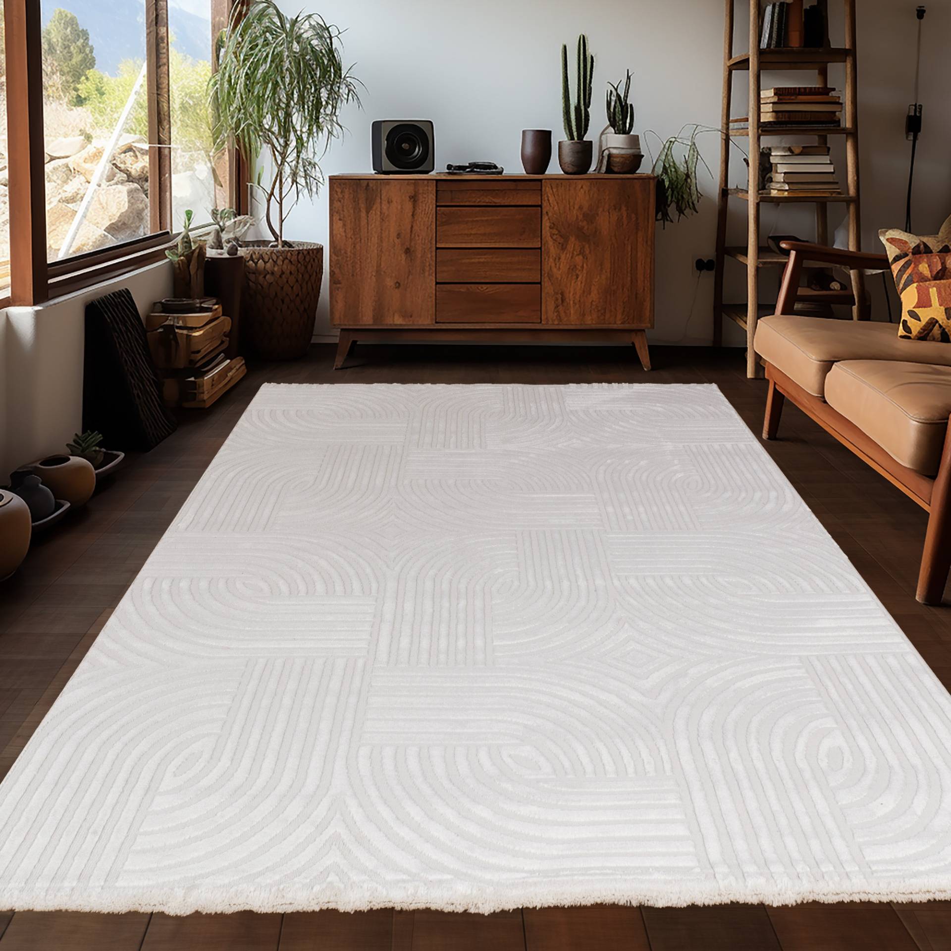 Ayyildiz Teppiche Teppich »SAHARA 1112«, rechteckig, 12 mm Höhe, Läufer, Pflegeleicht / Strapazierfähig / Trend Colors/ Wohnzimmer von Ayyildiz Teppiche