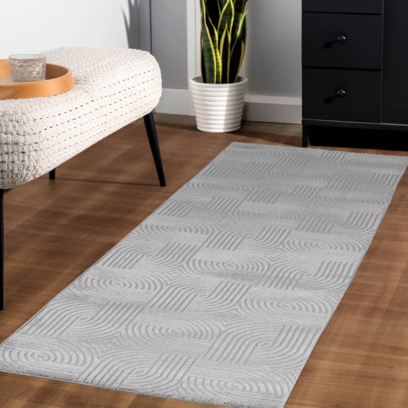 Ayyildiz Teppiche Teppich »SAHARA 1112«, rechteckig, 12 mm Höhe, Läufer, Pflegeleicht / Strapazierfähig / Trend Colors/ Wohnzimmer von Ayyildiz Teppiche