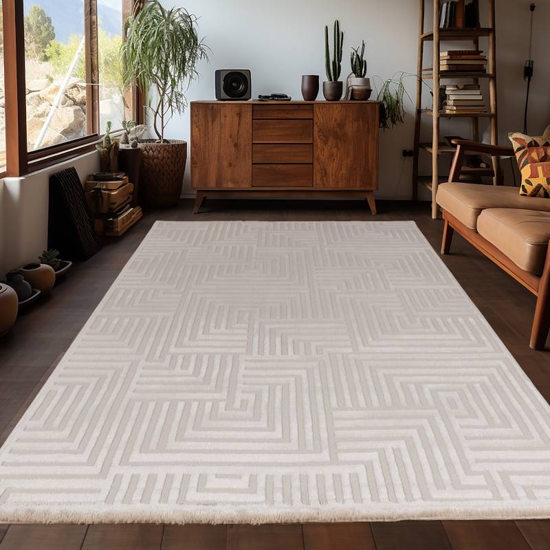 Ayyildiz Teppiche Teppich »SAHARA 1114«, rechteckig, 12 mm Höhe, Läufer / Pflegeleicht / Strapazierfähig / Trend Colors/ Wohnzimmer von Ayyildiz Teppiche