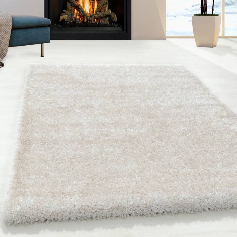 Ayyildiz Teppiche Hochflor-Teppich »BRILLIANT 4200«, rechteckig, 50 mm Höhe, Läufer, auch in rund, Langflor, Shaggy, Wohnzimmer von Ayyildiz Teppiche