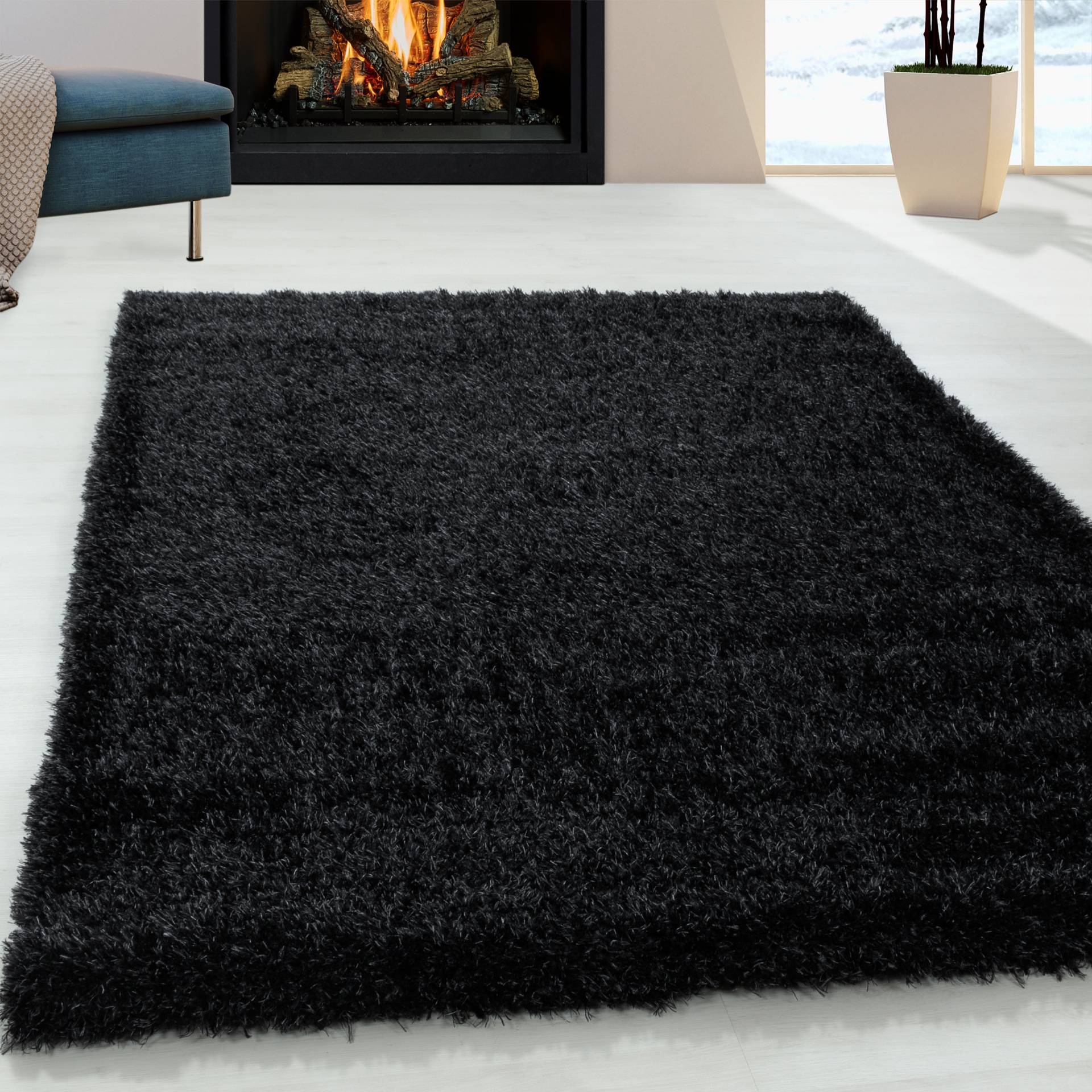 Ayyildiz Teppiche Hochflor-Teppich »BRILLIANT 4200«, rechteckig, 50 mm Höhe, Läufer, auch in rund, Langflor, Shaggy, Wohnzimmer Ayyildiz Teppiche Hochflor-Teppich »BRILLIANT 4200«, rechteckig, 50 mm Höhe, Läufer, auch in rund, Langflor, Shaggy, Wohnzimmer von Ayyildiz Teppiche